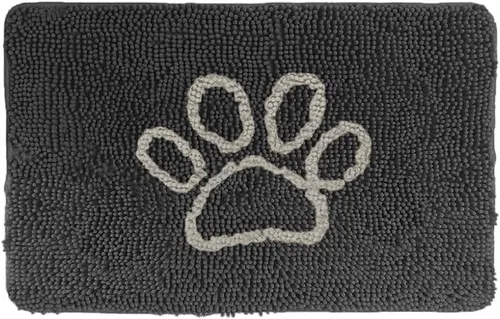 GORILLA GRIP Soakstopper - Tapete ultra absorbente y antideslizante para las patas sucias de los perros, lavable a máquina, para cama y puerta de
