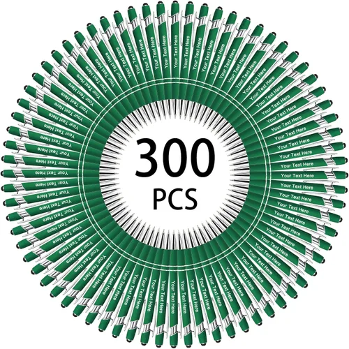 Miniatura 91 de Hasta 500 bolígrafos personalizados a granel, bolígrafo grabado personalizado con punta de lápiz capacitivo, carcasa multicolor retráctil, bolígrafo