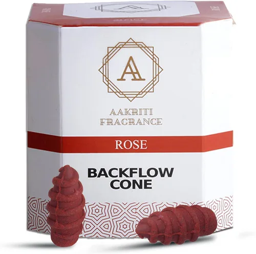 Miniatura 10 de Conos de cascada de incienso natural de flujo de retorno, forma única para incienso de reflujo, para oración, meditación, relajación (25 piezas)
