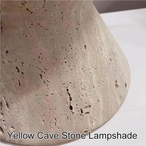 Miniatura 6 de Kitchen Island Pendant Light Retro Yellow Cave Stone Hanging Lamp Mid Century Single Head Solid Wood Chandelier for Restaurant Bar Bedroom Club