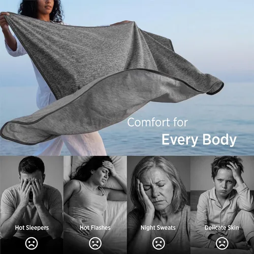 Miniatura 5 de Bedsure - Manta refrescante para personas que tienen calor al dormir, para habitación de niñas y niños, cobija fresca, ropa de cama ligera