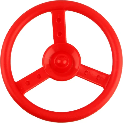 Miniatura 11 de Juego de accesorios de volante de plástico para patio trasero, casa de árbol, parque infantil, gimnasio de selva (1, amarillo)