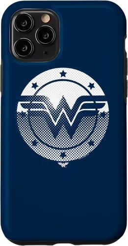Miniatura 29 de Wonder Woman Funda con logotipo de escudo de medio tono para iPhone 17