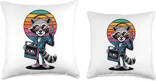 Miniatura 3 de Walkman of the 80s, Retro Vintage Music Outfit Throw Pillow