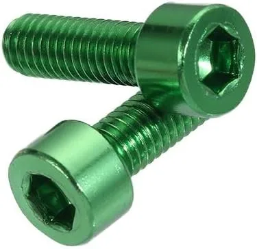 Miniatura 5 de 2 unids/set bicicleta titular tornillo hervidor rack tornillo aleación aluminio M5x15mm botella agua jaula pernos para bicicleta MTB bicicleta