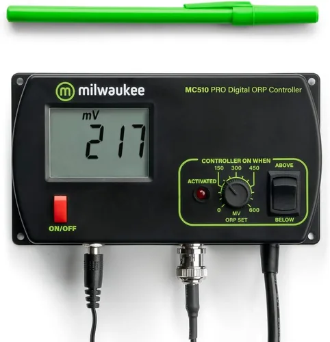 Miniatura 2 de Milwaukee Controlador MC510 ORP con kit de montaje, +/- 1000 mV, +/-5 mV Precisión