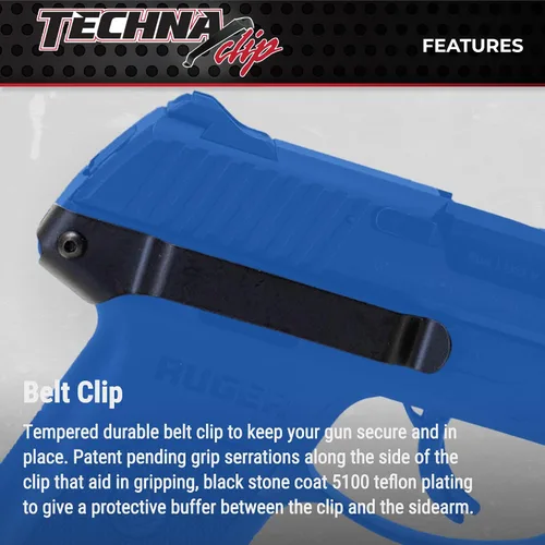 Miniatura 3 de Techna Clip Conceal Carry Belt Clip 2-Negro