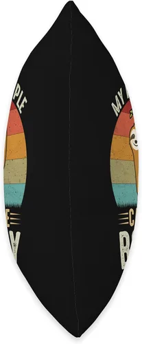 Miniatura 2 de Retro Sloth Boppy Gifts Outfit My Favorite People Call Me Boppy Cute Perezoso amante del abuelo - Almohada de 16 x 16 pulgadas, multicolor