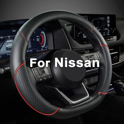 Miniatura 14 de GIANT PANDA Funda de volante en forma de D para Nissan Rogue Kicks - Funda para volante de automóvil personalizada para Nissan Altima Sentra
