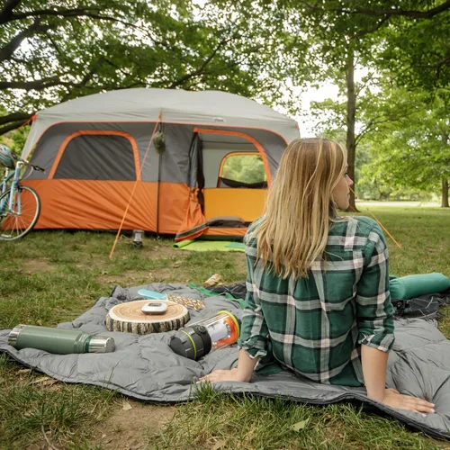 Miniatura 3 de CORE Tienda de campaña para camping familiar 10 personas/11 personas/12 personas grandes para múltiples habitaciones, tiendas de campaña