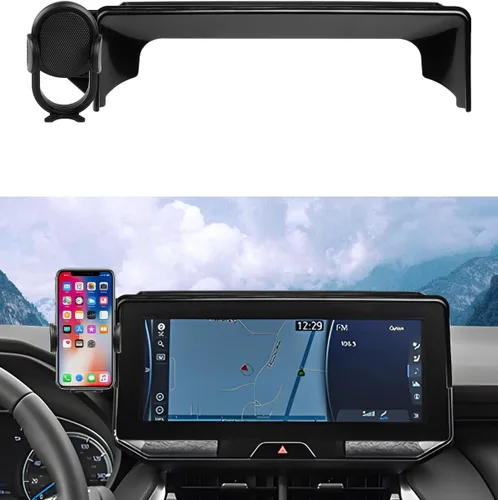 Miniatura 9 de Autorder Soporte de teléfono para automóvil para Accesorios Toyota RAV4 2019-2025 Montaje de Teléfono pantalla de 7/8 pulgadas Soportes de teléfono