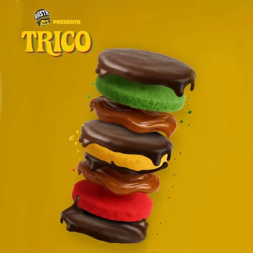 Miniatura 4 de THEARG RASTA Trico Alfajor 3.53 oz – Maicena Alfajor argentina de triple capa con pistacho, frutas tropicales y bayas rojas, relleno de Dulce