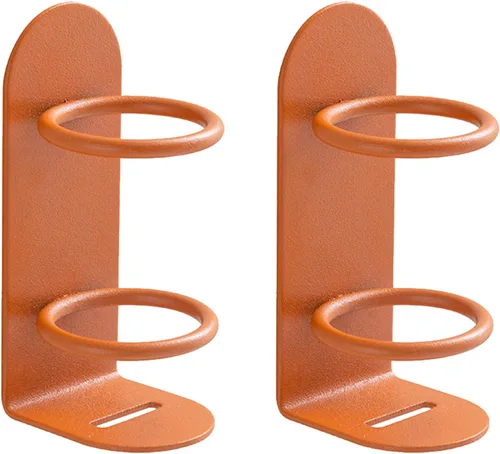Miniatura 7 de Paquete de 2 soportes eléctricos para cepillos de dientes que se adhieren a la pared, soporte eléctrico de metal para cepillado de dientes, Blanco