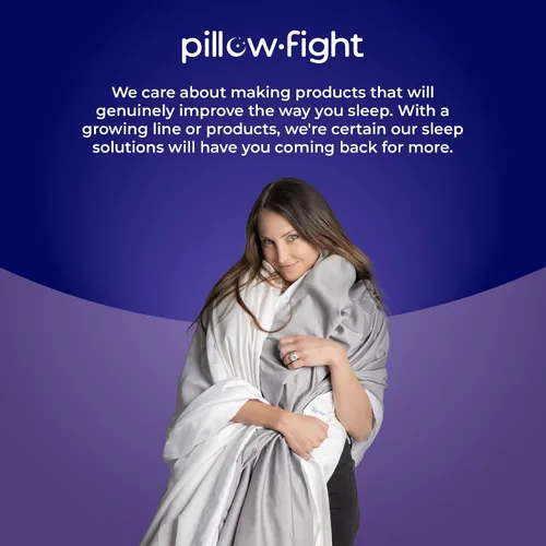 Miniatura 6 de Pillow Fight - Enfriamiento, con infusión de aloe vera, sábanas bajeras de lino de 1000 hilos, sábana bajera tamaño King, juegos de sábanas y fundas