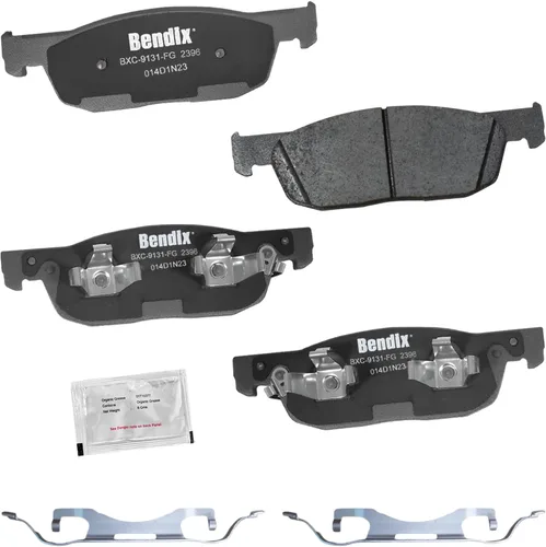 Miniatura 159 de Pastillas de freno delanteras cerámicas Bendix Priority1 CFC2302 para Hyundai Elantra 2021, Sonata 2022-2020, Kia K5 2023-2021