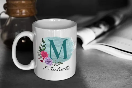 Miniatura 6 de Taza de café personalizada para tus amigos y familiares con inicial y nombre, regalo para todas las ocasiones, cumpleaños, Navidad, regalo de Acción