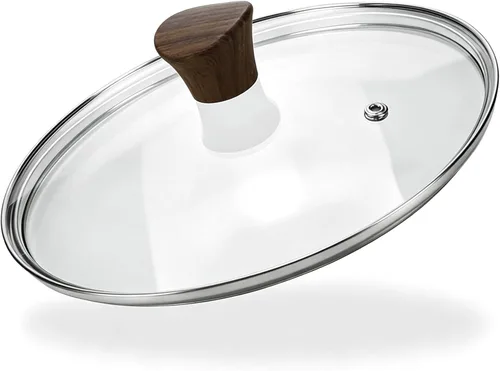 Miniatura 15 de Tapa de vidrio templado de 6 pulgadas, repuesto universal para olla y sartén para cocina en casa, cubierta de utensilios de cocina apta