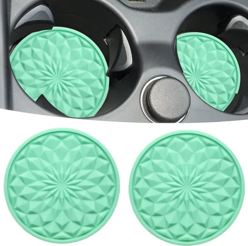 Miniatura 10 de Posavasos para automóvil, portavasos universales impermeables y antideslizantes para automóviles, accesorios para el interior del automóvil, a