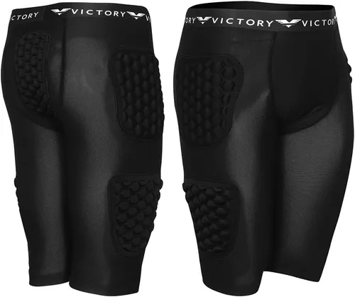 Pantalones cortos de compresión acolchados para snowboard, patinaje, esquí, fútbol, baloncesto, cadera, glúteos y coxis