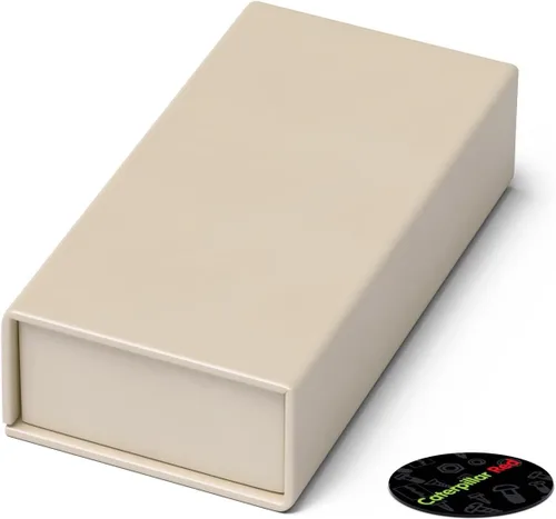 Miniatura 6 de 4 cajas de regalo de presentación USB magnéticas, color crema, unidades flash, unidades extraíbles, caja USB de boda, caja de regalo de presentación