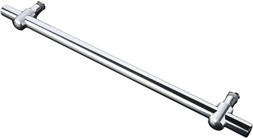 Tirador de puerta de cristal para ducha con distancia ajustable de los agujeros, pomos de repuesto para puertas interiores y exteriores (tamaño :