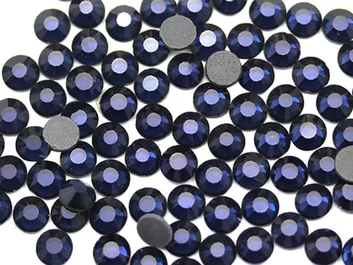 Miniatura 6 de Allstarco SS6 0.071 in Azul Aguamarina Y202 - Diamantes de imitación termoadhesivos de cristal DMC termoadhesivos para arte de uñas, set de calor