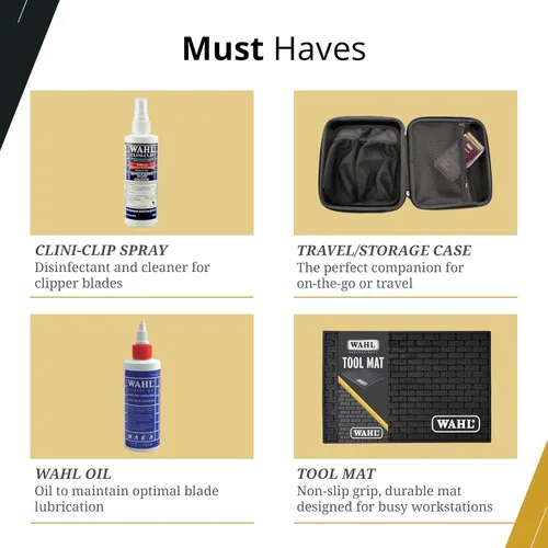 Miniatura 6 de Wahl Professional Combo de barbero inalámbrico, clip mágico y detallador de li, batería de iones de litio, tiempo de funcionamiento de 100 minutos