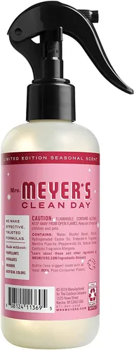 Miniatura 4 de Mrs. Meyer's Ambientador en aerosol para habitación y aire, botella de spray sin aerosol infundida con aceites esenciales, menta 8 fl Oz
