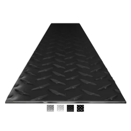 Miniatura 15 de 2 pulgadas x 96 pulgadas - Hoja de metal de placa de diamante, hoja de aluminio de alta resistencia con acabado de molino de grado comercial, placa
