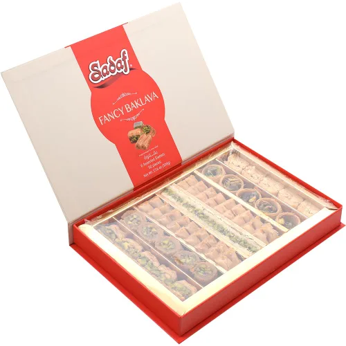 Miniatura 4 de Sadaf Fancy Baklava - Pastelería dulce de Baklava - Tasty Snack - Delicia del Medio Oriente - Caja de regalo de despensa - Kosher - 6 dulces