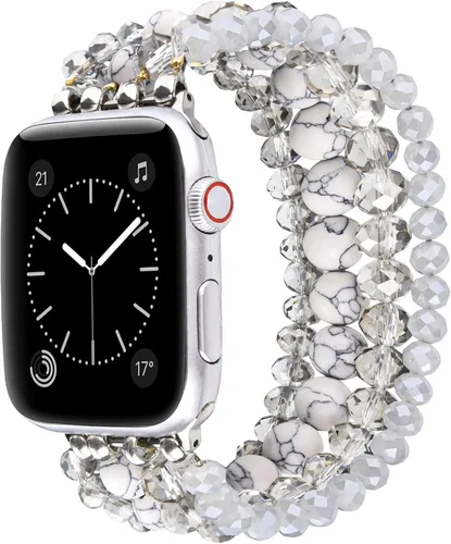 Miniatura 9 de CAGOS Bracelet Beaded Compatible with Apple Watch Band Series 11/10/9/8/7/6/5/4/3/2/1 SE 38mm 40mm 41mm 42mm 44mm 45mm 46mm, Cute Handmade Fashion
