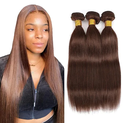 Miniatura 168 de Color 30 paquetes de cabello humano marrón onda del cuerpo paquetes 8 10 12 pulgadas brasileño virgen Remy extensiones de cabello humano doble trama