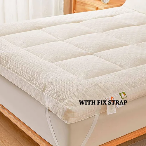 Miniatura 5 de Japanese Floor Mattress Foldable & Portable Roll Up Futon Mattress 4 Inch, Warm Top Mattress Topper, Quilted Fitted Mattress Protector Pillow Top