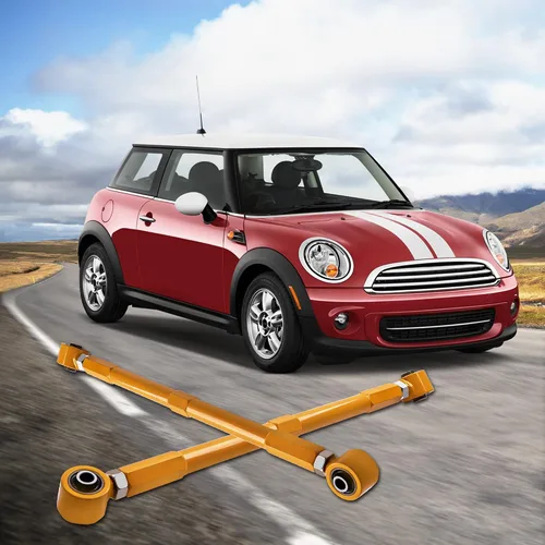 Miniatura 5 de Brazos de inclinación ajustables para Mini Cooper 2002-2013 R50 R52 R53 R56 R57 R58 R59 R60 R61, kit de brazo de control inferior trasero, -4 a +4