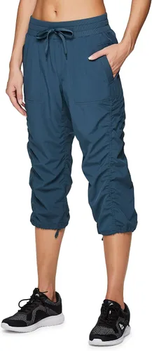 Miniatura 3 de RBX Active - Pantalón capri de cuerpo ligero y tejido elástico con cordón, moda para la mujer