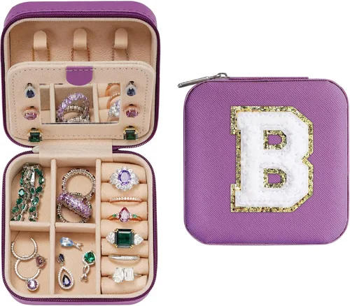 Parima Regalo de graduación para niñas adolescentes Estuche de joyería de viaje, collar y caja de aretes Regalos para niñas adolescentes para