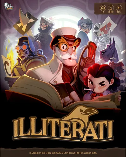 Miniatura 8 de Gap Closer Games Illiterati Juego de mesa cooperativo Juego de familia de palabras 1 a 5 jugadores Edades 7+ 30 minutos