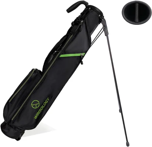 Bolsa de golf ligera y fácil de transportar con correa y soporte para el campo de conducción, par 3 y campos ejecutivos, bolsas de golf para hombres