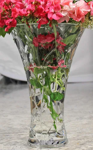 Miniatura 7 de Lorren Home Trends Jarrón de cristal Laurus 11" - Hecho en Italia