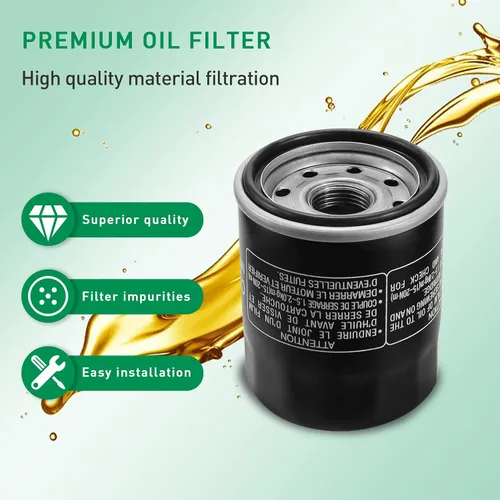 Miniatura 4 de Filtro de aceite para Yamaha Grizzly 660 YFM660 2002-2006/Yamaha Rhino 660 450 Kodiak 400 450 Bruin 350 R1 R6 R6S RX1 5GH-13440-30-00 5GH-13440-71