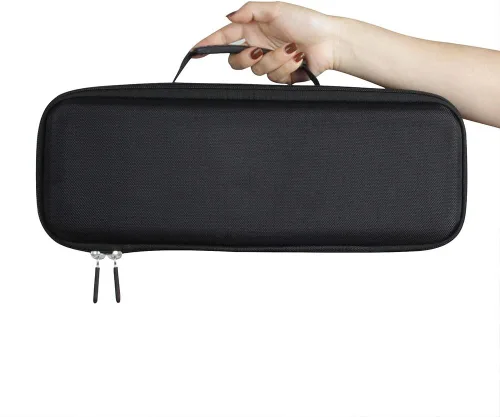 Miniatura 6 de Hermitshell Estuche de viaje para secador de pelo Revlon/Umeely de un solo paso y cepillo de aire caliente voluminizador (negro+rojo ciruela)