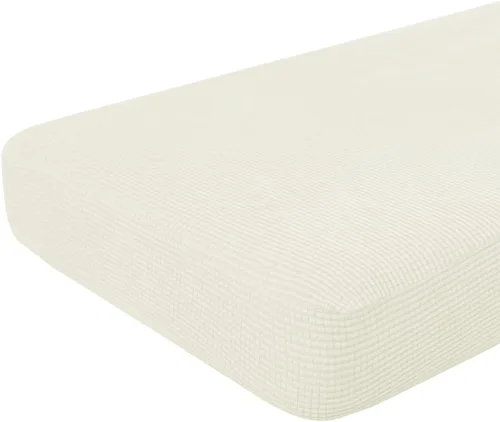 Miniatura 58 de Hokway Fundas de cojín elásticas para sofá Fundas de cojín para sofá Fundas de cojín de asiento de sofá Funda protectora de cojín(Chocolate, Mediano)