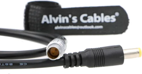 Miniatura 3 de Alvin's Cables Cable adaptador de corriente de 2 pines macho a CC para Teradek Bond de 18 pulgadas recto 2 pines a DC recto