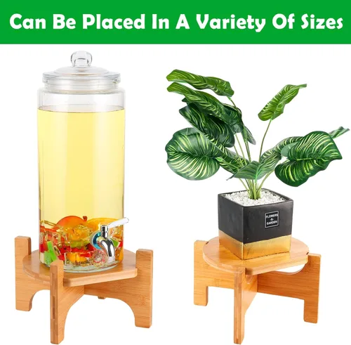 Miniatura 5 de Soporte dispensador de bebidas, soporte dispensador de bebidas, se adapta a un diámetro máximo de 8.66 pulgadas de diámetro del dispensador