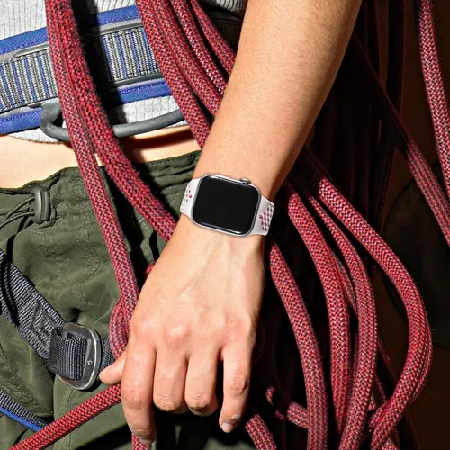 Miniatura 5 de Paquete de 5 correas de silicona deportivas compatibles con Apple Watch de 1.929 in 1.772 in 1.654 in 1.732 in 1.614 in 1.575 in 1.496 in, correa