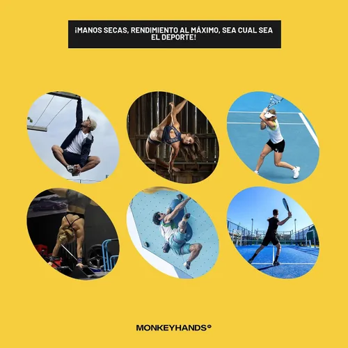 Miniatura 3 de MONKEY HANDS Gel de Agarre MonkeyHands para Pole Dance, Calisthenics, Anillas, Parkour, Gimnasia, Pádel, Tenis y Más - Alto Rendimiento - Amigo
