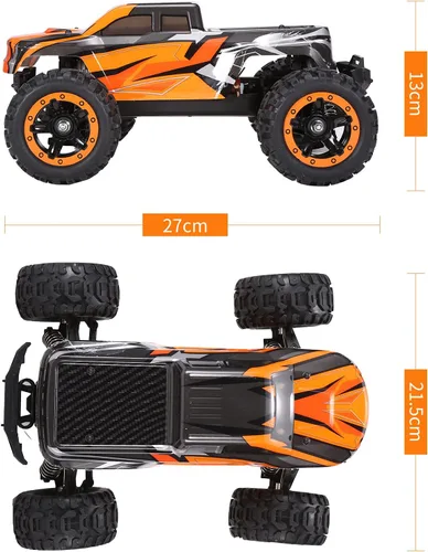 Miniatura 8 de GoolRC 16889A Pro RC Cars, coche de control remoto a escala 1:16, 4WD 45KM/H de alta velocidad sin escobillas motor RC camión, 2.4GHz todo terreno