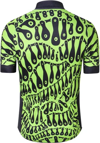 Miniatura 22 de Weimostar Hombre Ciclismo Jersey Manga Corta Bicicleta Ropa Multicolor Diamante