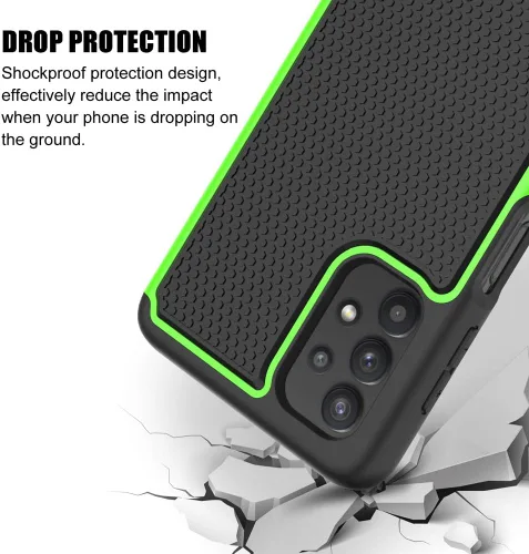 Miniatura 5 de Funda de teléfono a prueba de golpes para Samsung Galaxy A32 5G (6.5", 2021) [Verde]