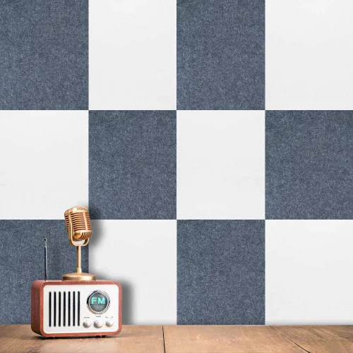 Miniatura 7 de BXI Absorbedor de sonido, 16 x 12 x 3/8 pulgadas, paquete de 6 paneles de absorción acústica de alta densidad, paneles de absorción de sonido que